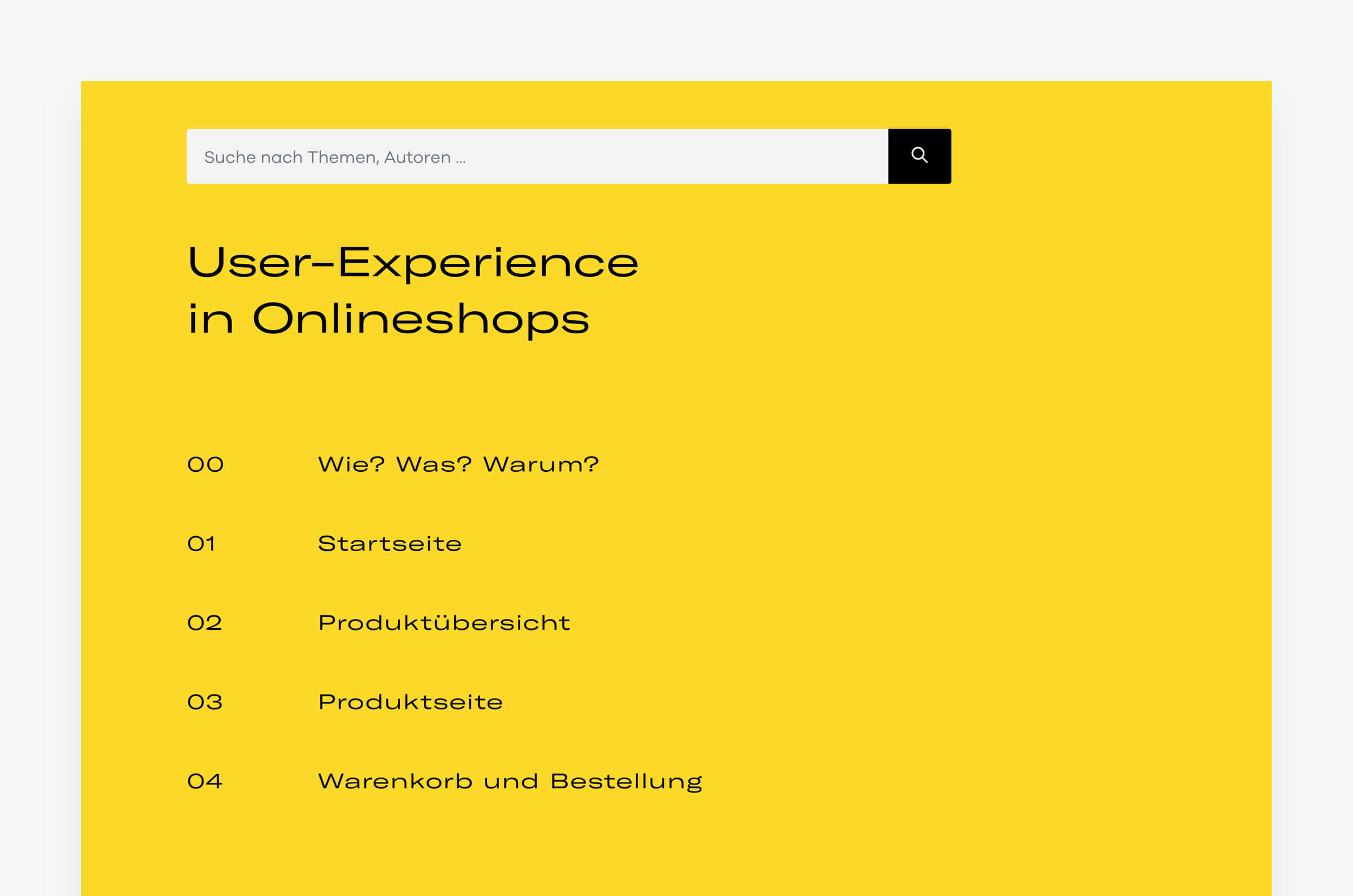 Master Thesis Website